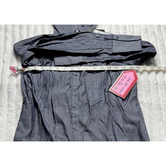 NWT BCBG MAXAZRIA SIZE XXS ROWAN COLD-SHOULDER SHIRT DRESS WWR65L28 MSRP $257 - Picture 8 of 16